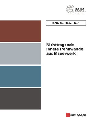 cover image of DAfM Richtlinie Nr. 1